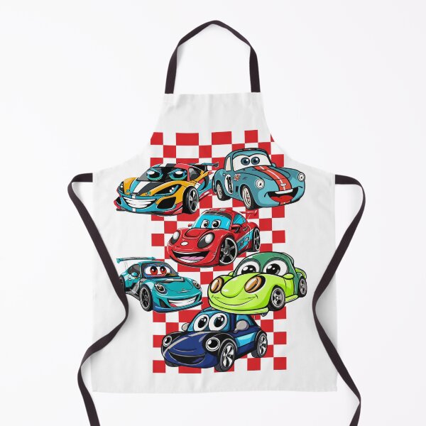 Item preview, Kids Colorful Cartoon Racing Cars Collection designed and sold by Szpaku desart .