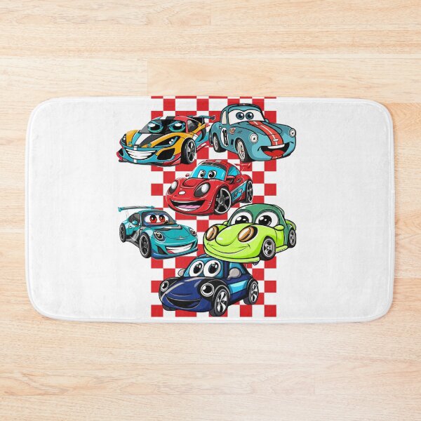 Item preview, Kids Colorful Cartoon Racing Cars Collection designed and sold by Szpaku desart .