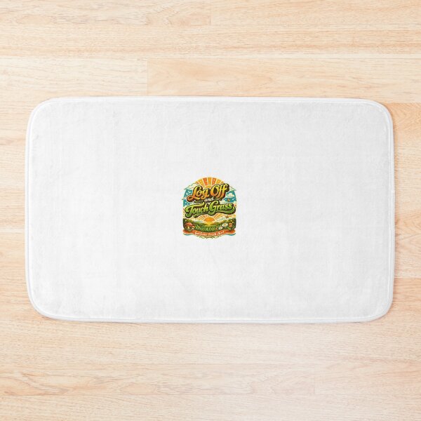 Item preview, Touch Grass – Funny Internet Meme Calligraphy Print, Ironic Wall Art designed and sold by Kemetic Studio.