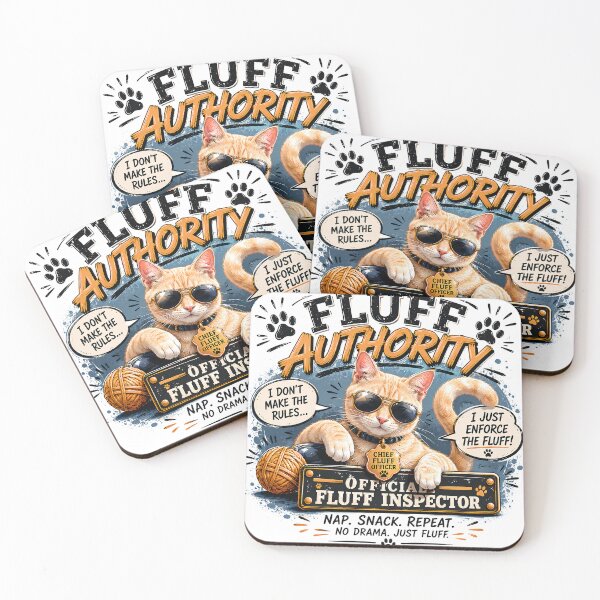 Item preview, Fluff Authority Cat Shirt | Chief Fluff Officer Funny Cat Lover Design | Official Fluff Inspector Cute Kitty Humor designed and sold by Backyard Patrol Cat.