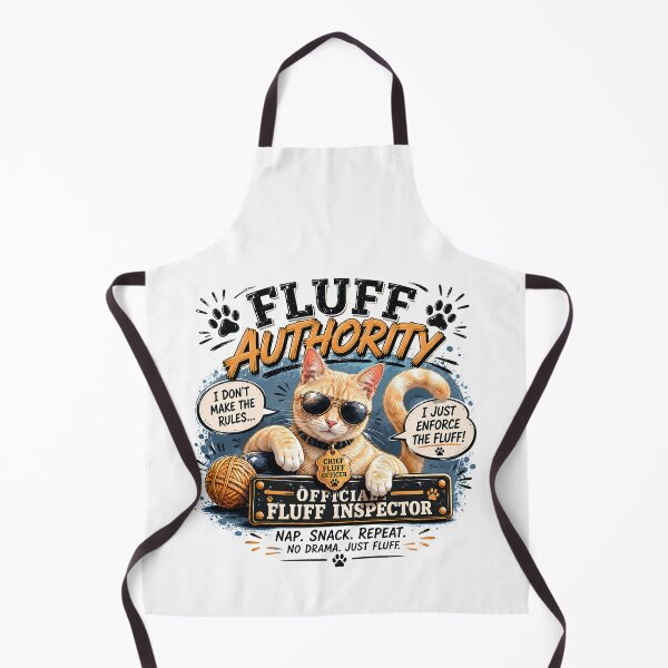 Item preview, Fluff Authority Cat Shirt | Chief Fluff Officer Funny Cat Lover Design | Official Fluff Inspector Cute Kitty Humor designed and sold by Backyard Patrol Cat.