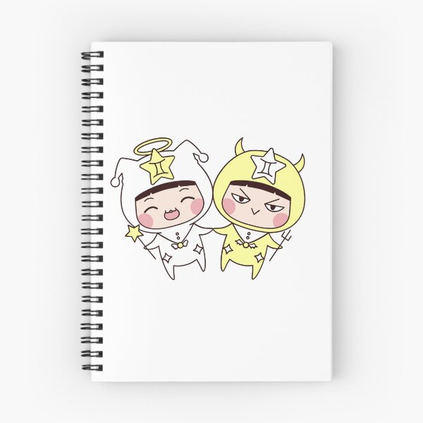 Item preview, Cute Gemini Twins Angel and Devil designed and sold by debbiebento.