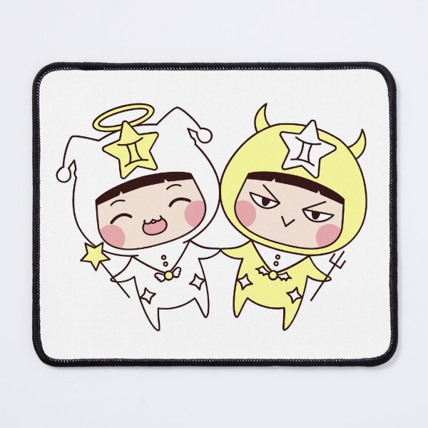 Item preview, Cute Gemini Twins Angel and Devil designed and sold by debbiebento.