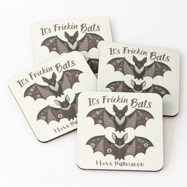 Item preview, It's Frickin Bats I Love Halloween Batty Cottagecore Funny designed and sold by SunfullyYours.