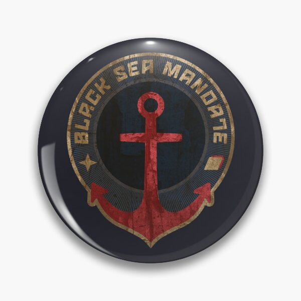 Item preview, Black Sea Mandate Emblem • Battle‑Worn Naval Insignia • Vintage Maritime Authority Seal designed and sold by worldwarvintage.