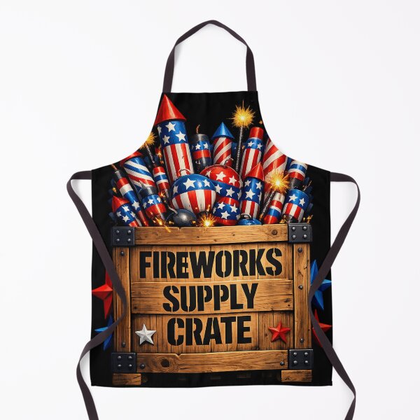 Item preview, Fireworks Supply Crate 4th of July Gift designed and sold by XYZ Studio.