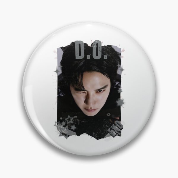 Item preview, EXOO D.O Kpop Solo Artist Black and White Collage Digital Art Portrait designed and sold by AJUNICE STUDIO.