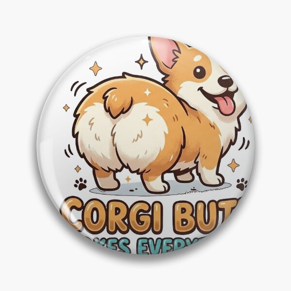 Item preview, Corgi Butt Makes Everything Better Shirt, Funny Corgi Butt Tee, Cute Corgi Gift for Corgi Lovers designed and sold by Wearable Canvas...