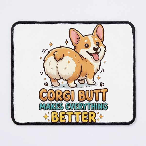 Item preview, Corgi Butt Makes Everything Better Shirt, Funny Corgi Butt Tee, Cute Corgi Gift for Corgi Lovers designed and sold by Wearable Canvas...