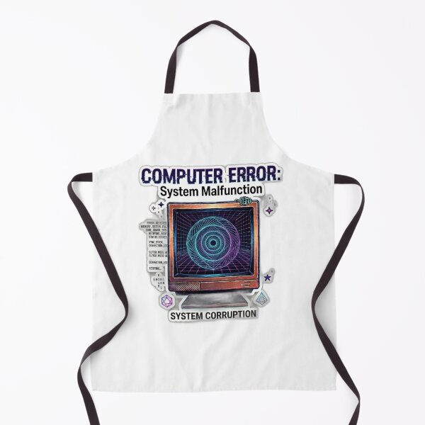 Item preview, Cyberpunk Computer Error System Malfunction Glitch Art designed and sold by Fatomfatom.