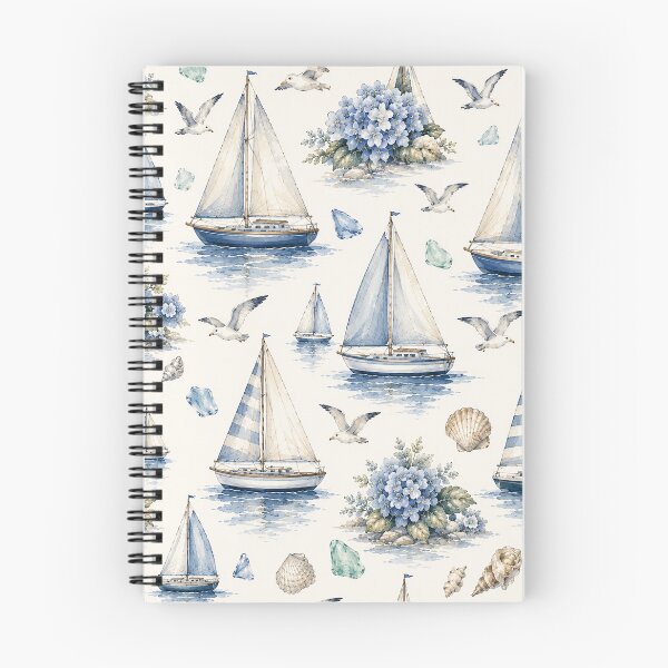 Item preview, Sailboats and seagulls designed and sold by House and Home.