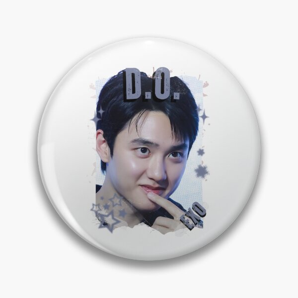 Item preview, EXOO D.O Kpop Solo Artist Black and White Collage Digital Art Portrait designed and sold by AJUNICE STUDIO.
