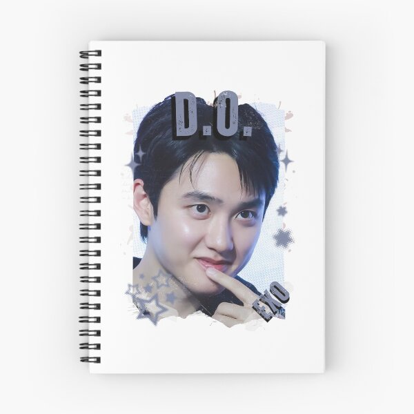 Item preview, EXOO D.O Kpop Solo Artist Black and White Collage Digital Art Portrait designed and sold by AJUNICE STUDIO.