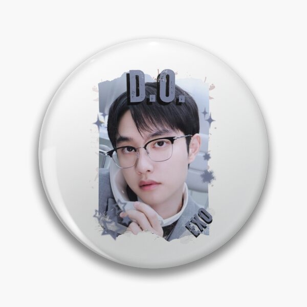 Item preview, EXOO D.O Kpop Solo Artist Black and White Collage Digital Art Portrait designed and sold by AJUNICE STUDIO.