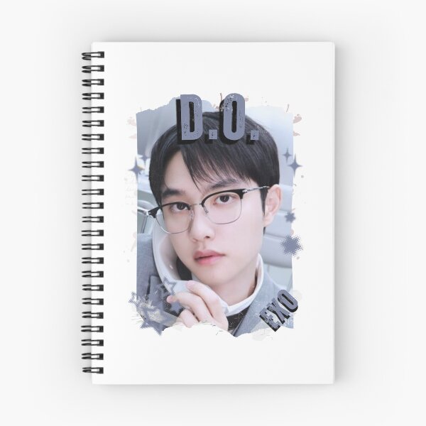 Item preview, EXOO D.O Kpop Solo Artist Black and White Collage Digital Art Portrait designed and sold by AJUNICE STUDIO.