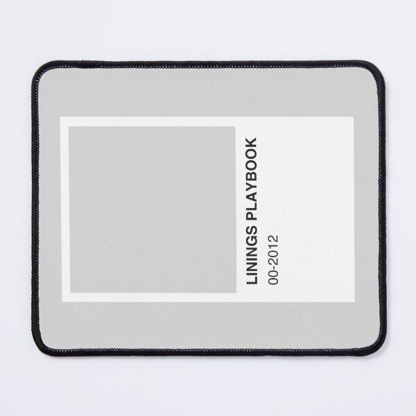 Item preview, Linings Playbook Movie Silver Colour Swatch - Silver Border designed and sold by The Colourful Game.