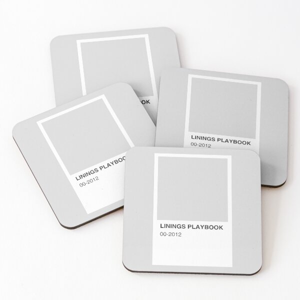 Item preview, Linings Playbook Movie Silver Colour Swatch - Silver Border designed and sold by The Colourful Game.