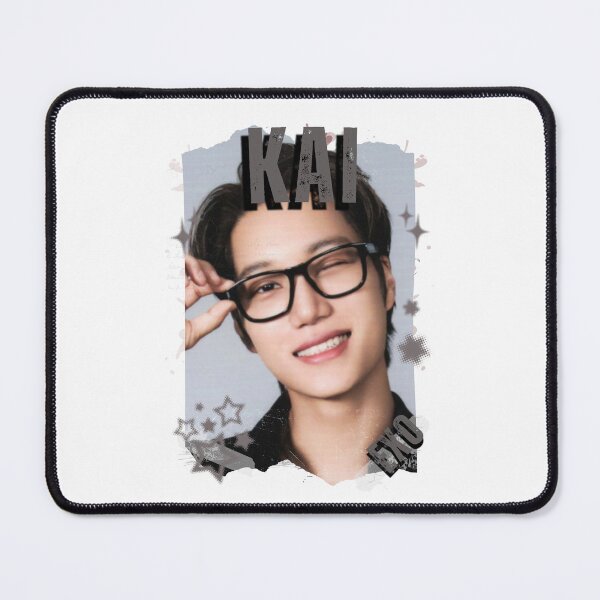 Item preview, EXOO Kai Kpop Solo Artist Black and White Collage Digital Art Portrait designed and sold by AJUNICE STUDIO.