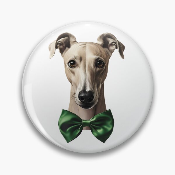 Item preview, Handsome Greyhound with Green Bow Tie designed and sold by MCreations0519.