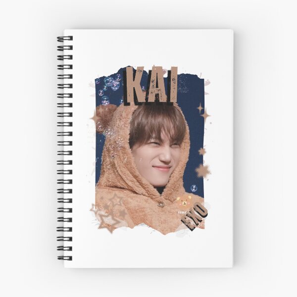 Item preview, EXOO Kai Kpop Solo Artist Black and White Collage Digital Art Portrait designed and sold by AJUNICE STUDIO.