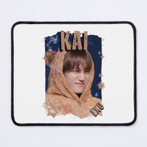 Item preview, EXOO Kai Kpop Solo Artist Black and White Collage Digital Art Portrait designed and sold by AJUNICE STUDIO.