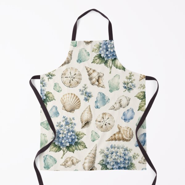Item preview, Hydrangeas and seashells designed and sold by House and Home.