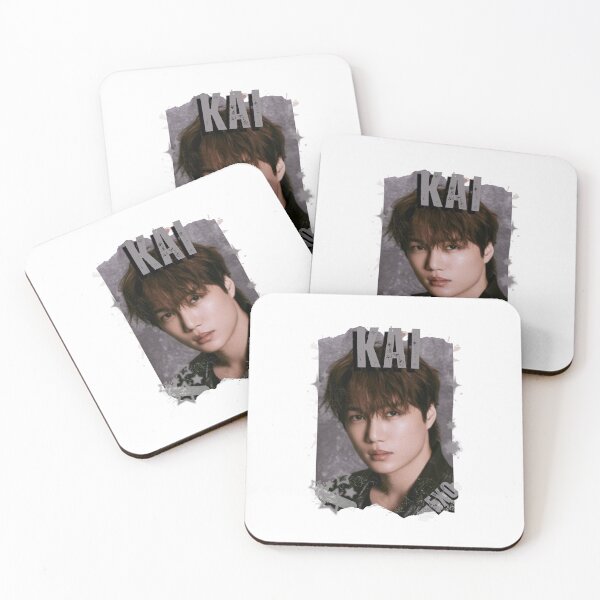 Item preview, EXOO Kai Kpop Solo Artist Black and White Collage Digital Art Portrait designed and sold by AJUNICE STUDIO.