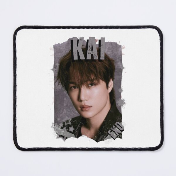 Item preview, EXOO Kai Kpop Solo Artist Black and White Collage Digital Art Portrait designed and sold by AJUNICE STUDIO.