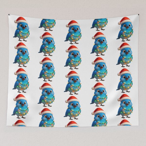 Item preview, Christmas Mountain Bluebird designed and sold by Sillytoe.