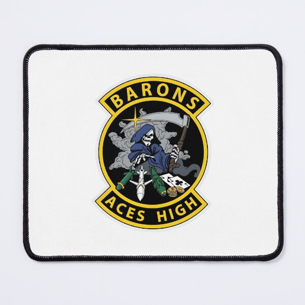 Item preview, USAF 23rd Bomb Squadron "Barons - Aces High" Morale Patch designed and sold by CharlieDesings.