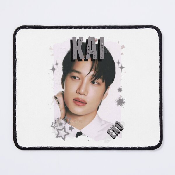 Item preview, EXOO Kai Kpop Solo Artist Black and White Collage Digital Art Portrait designed and sold by AJUNICE STUDIO.