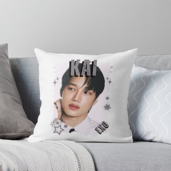 Item preview, EXOO Kai Kpop Solo Artist Black and White Collage Digital Art Portrait designed and sold by AJUNICE STUDIO.