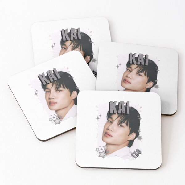Item preview, EXOO Kai Kpop Solo Artist Black and White Collage Digital Art Portrait designed and sold by AJUNICE STUDIO.