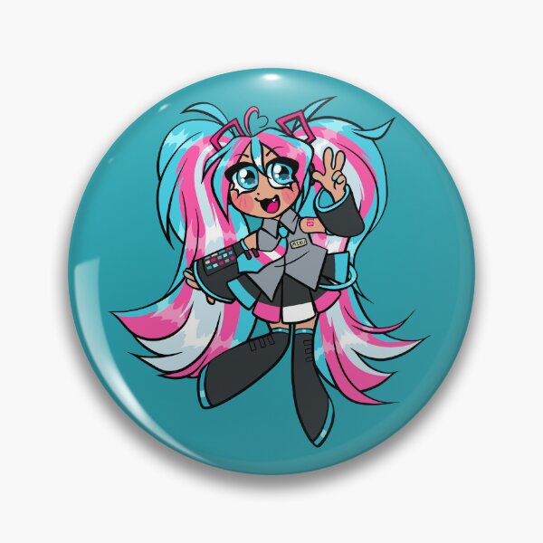 Item preview, Trans Hatsune Miku Chibi designed and sold by AriaGreenHoodie.