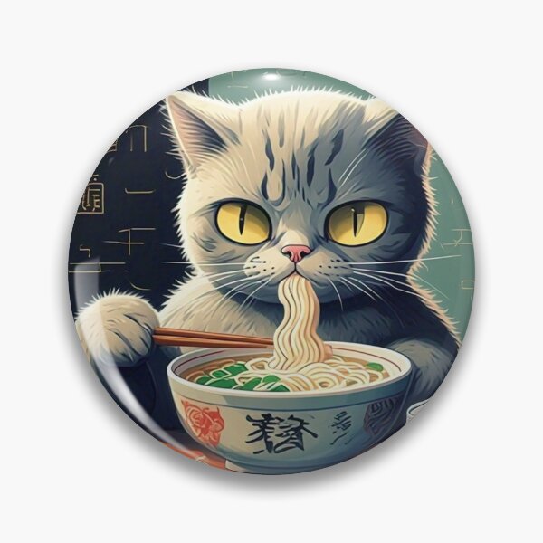 Item preview, Ramen Kitty designed and sold by CuriousEcho.