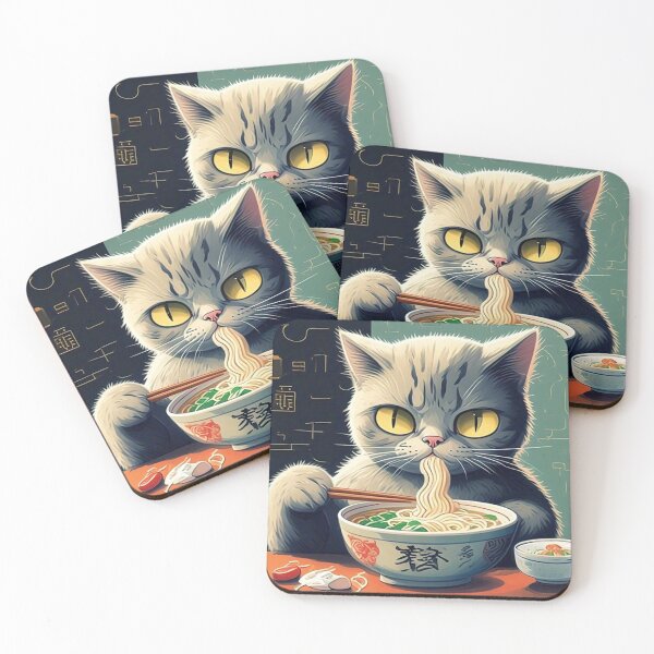 Item preview, Ramen Kitty designed and sold by CuriousEcho.