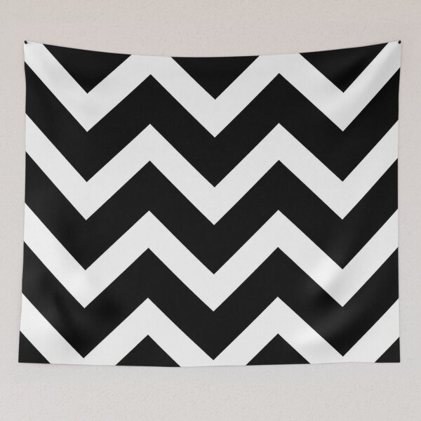 Item preview, Classic Black and White Chevron Zig Zag Pattern designed and sold by Owcomm.