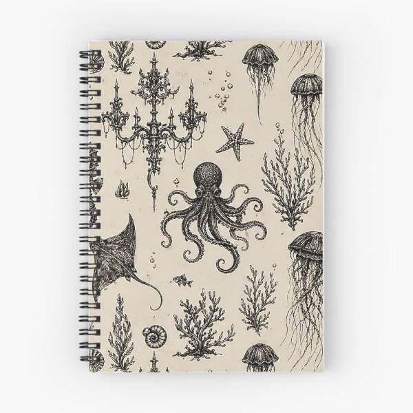 Item preview, Elegant Gothic Ocean & Chic Coastal Sea Life designed and sold by cabuks.