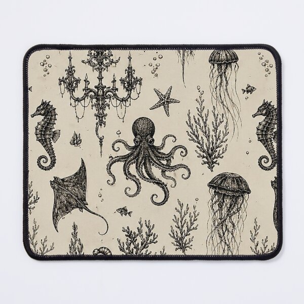Item preview, Elegant Gothic Ocean & Chic Coastal Sea Life designed and sold by cabuks.