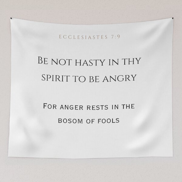Item preview, Ecclesiastes 7:9 designed and sold by Undonemadenew.