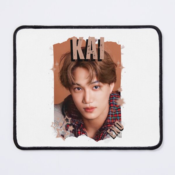Item preview, EXOO Kai Kpop Solo Artist Black and White Collage Digital Art Portrait designed and sold by AJUNICE STUDIO.