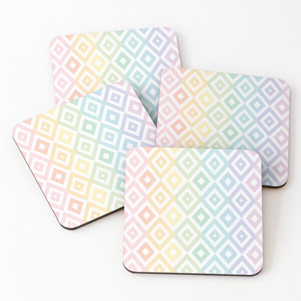 Item preview, Pastel Diamond Geometric Pattern designed and sold by Owcomm.