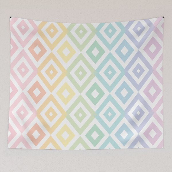 Item preview, Pastel Diamond Geometric Pattern designed and sold by Owcomm.