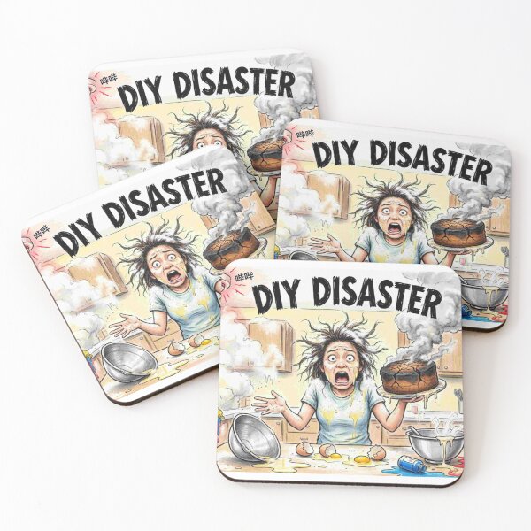 Item preview, DIY Disaster - Cooking Fail Funny Cartoon designed and sold by Petringo.