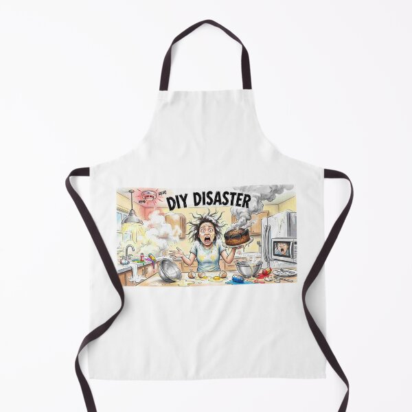 Item preview, DIY Disaster - Cooking Fail Funny Cartoon designed and sold by Petringo.