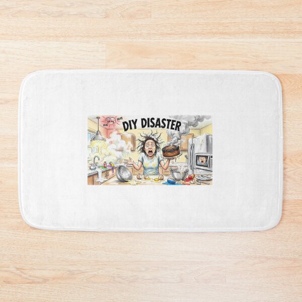 Item preview, DIY Disaster - Cooking Fail Funny Cartoon designed and sold by Petringo.