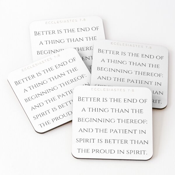 Item preview, Ecclesiastes 7:8 designed and sold by Undonemadenew.