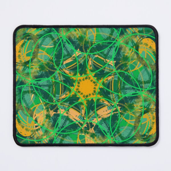 Item preview, Green Aesthetic with Gold Abstract Digital Design designed and sold by RAHKELROYSUM.