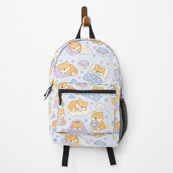 Item preview, Sleepy Shiba Bedtime Kawaii Pattern designed and sold by Soft Berry Studio.