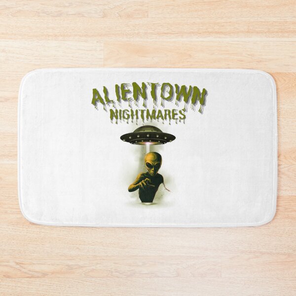 Item preview, Alientown Nightmares Alien Abduction Retro Sci-Fi designed and sold by Unleashing Style .